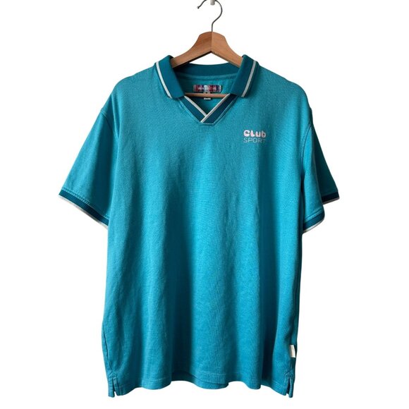 Urban Outfitters Reggie Soccer Jersey Tee Size M Teal blue - Picture 3 of 10